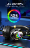 BWOO Over Ear Headset Wireless Noise Cancelling BT V5.4 – Black - Image 3