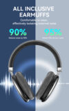 BWOO Over Ear Gaming Headset Noise Cancelling BT V5.4 - Image 7