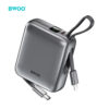 Mini Power Bank with Built-in Charging Cable - Image 2
