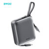 Mini Power Bank with Built-in Charging Cable