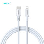 TYPE-C TO LIGHTNING FAST CHARGING DATA CABLE WHITE