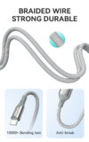 BWOO Magnetic USB-A to USB-C Charging Cable 3A - Image 3