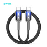 BWOO USB-C to USB-C Fast Charging Cable PD 65W 1M