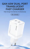 45W USB-C Dual ports GaN Charger - Image 4