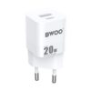 BWOO PD 20W USB-A + USB-C Fast Charger